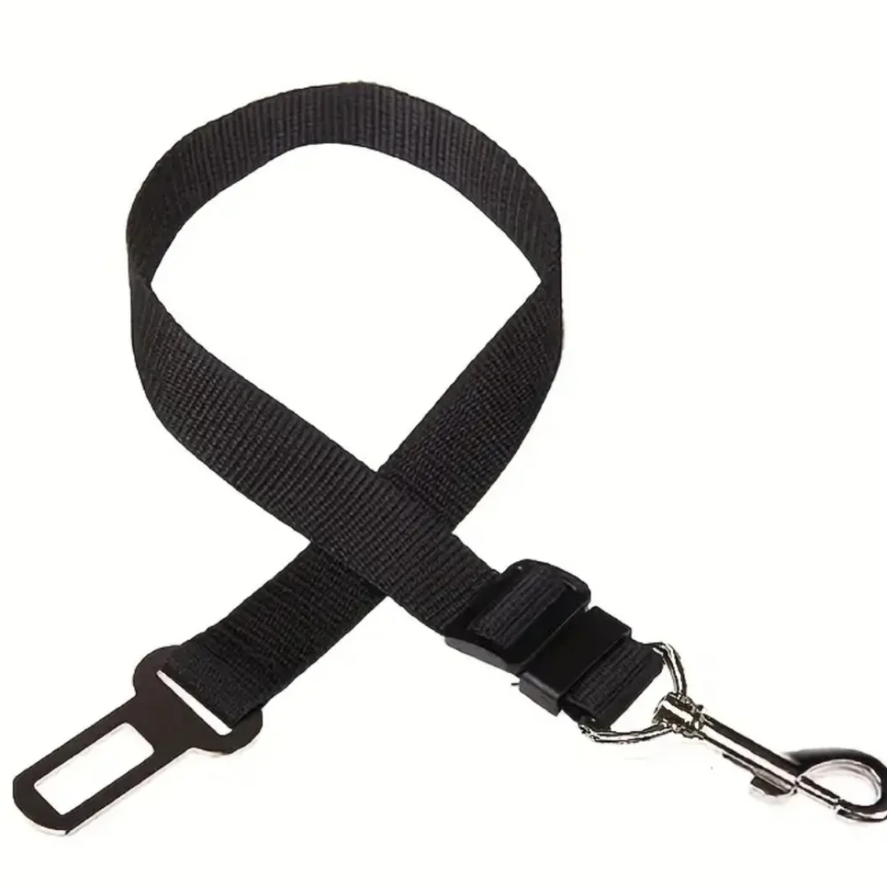Universal Adjustable Pet Dog Safety Belt - Car Seatbelt Travel Tether - Picture 2 of 6